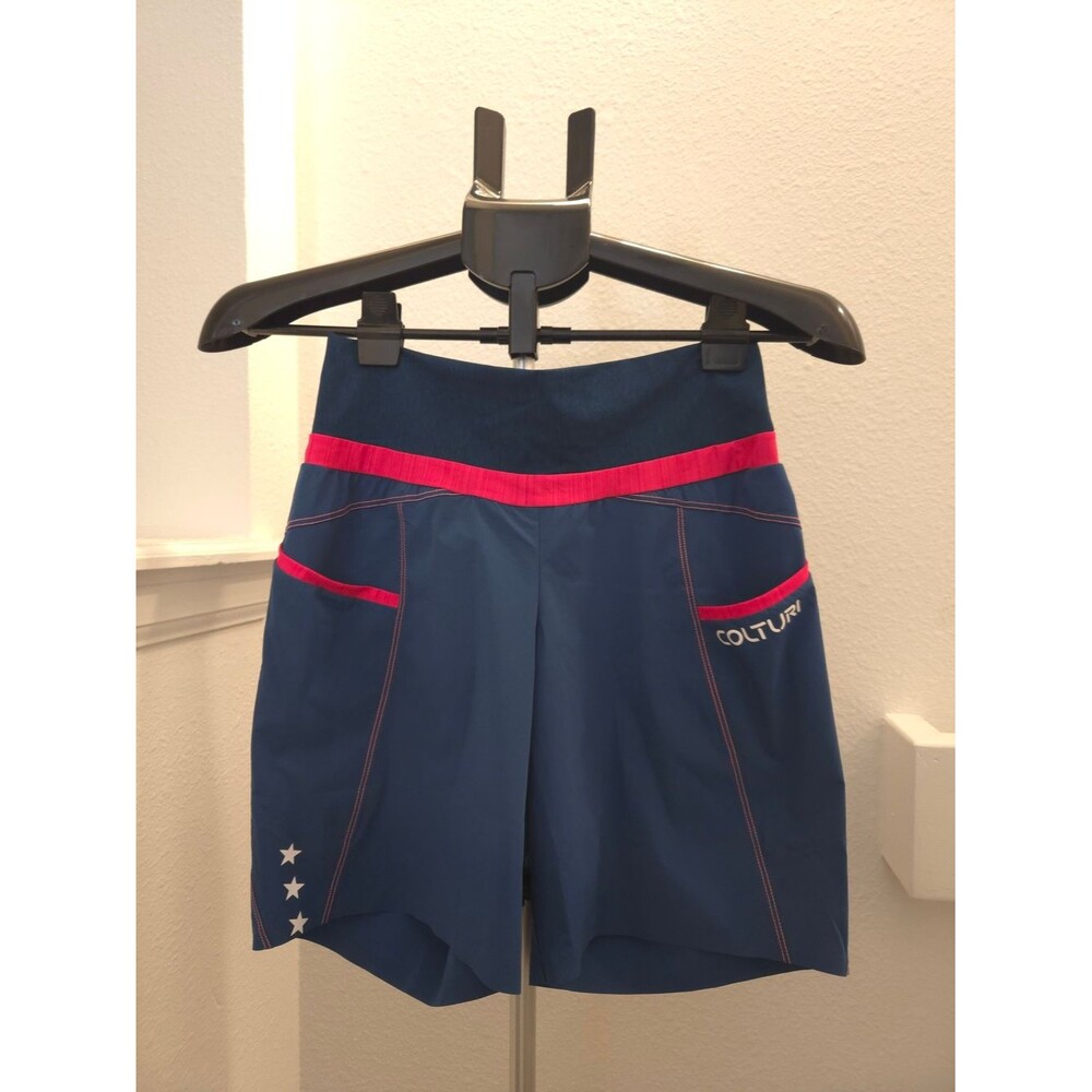NWT Colturi Short Exit Navy & Pink Athletic Shorts Size M